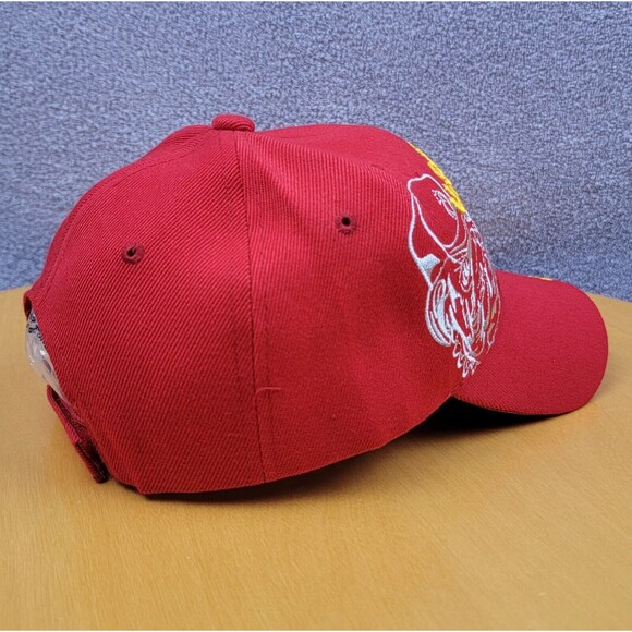 USMC Cigar Smoking Bulldog & Shadow Trucker Hat Red US Marine Corps Adjustable - Picture 6 of 16